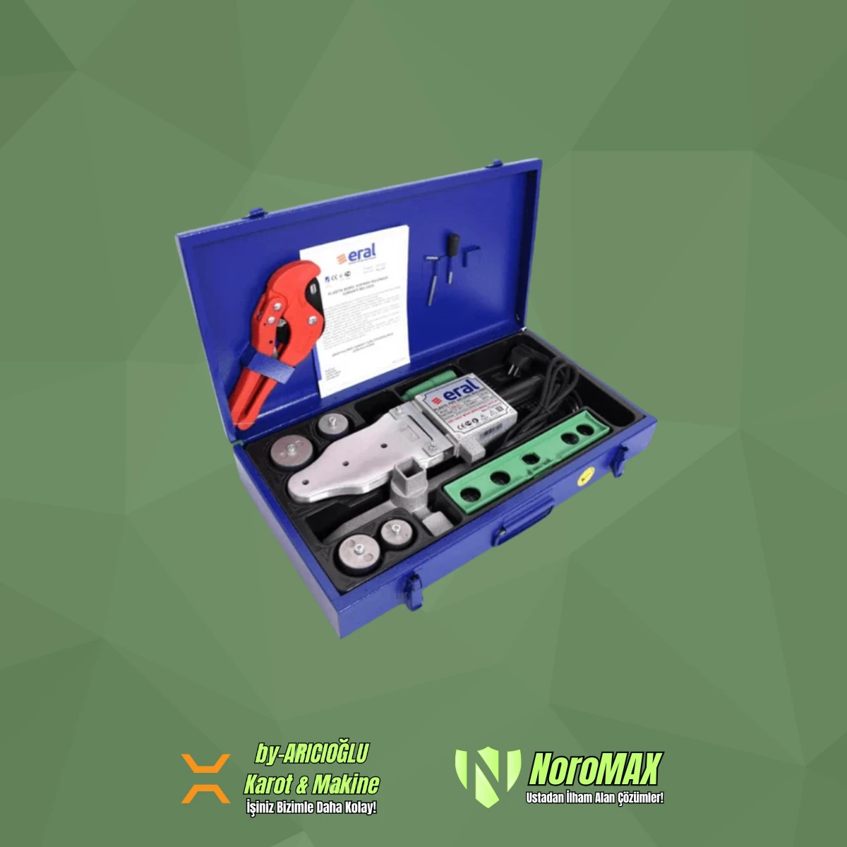 Eral ER-01 1500w Çift Rezidans Profesyonel Boru Kaynak Makinası