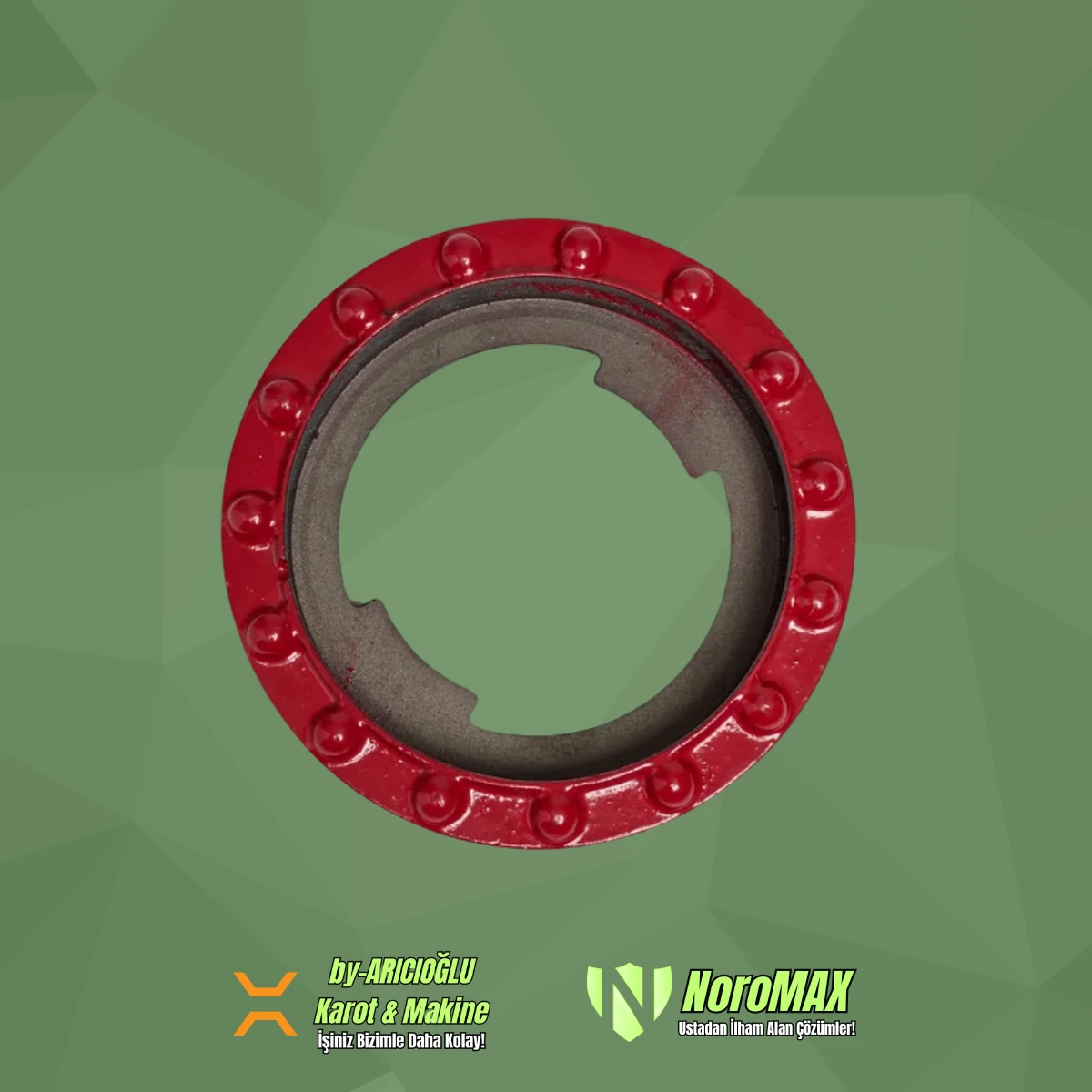 Noromax 4'' Pafta Ön Kavrama Mengene Boş Kapak ( Ön Ayna Kapak )