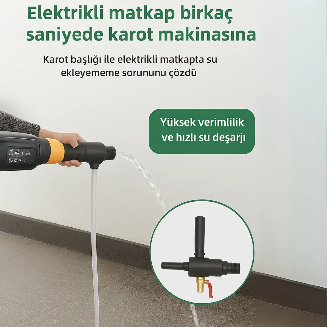 Noromax NR-SPA SDS Plus Sulu Karot Panç Adaptörü