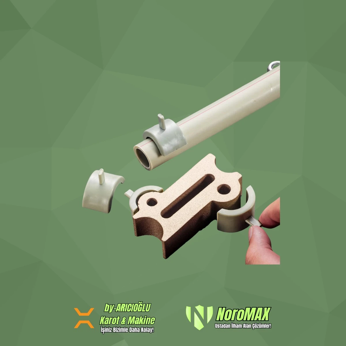 Noromax NR-BTA v2 Yeni Nesil Boru 20-25mm Yama ve Tamir Aparatı