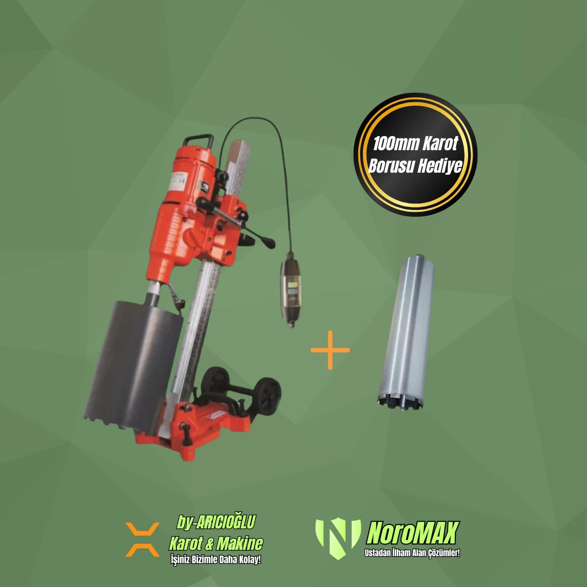 Catpower 9350 Karot Makinası 4350w Açılı Sehpa