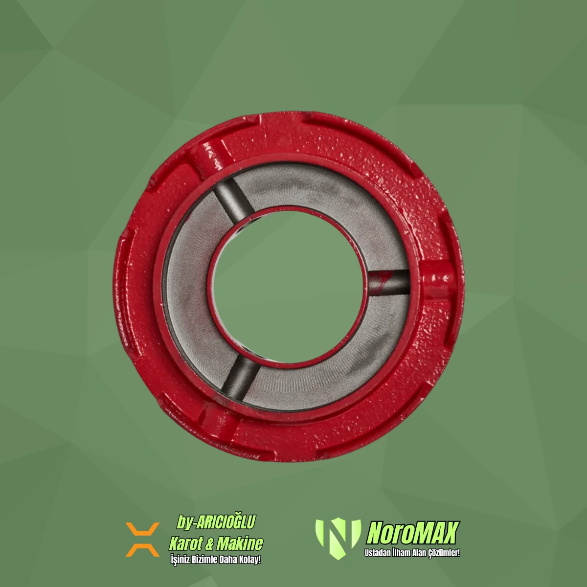 Noromax 3'' Arka Kavrama Mengene Boş Kapak