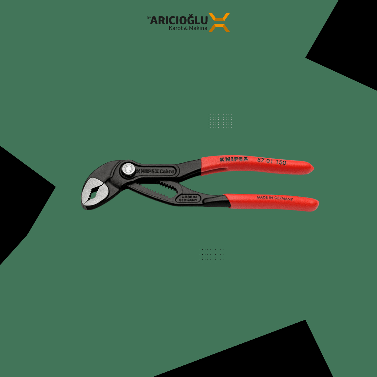 Knipex 87 01 150 Cobra 150mm Ayarlı Fort Pense