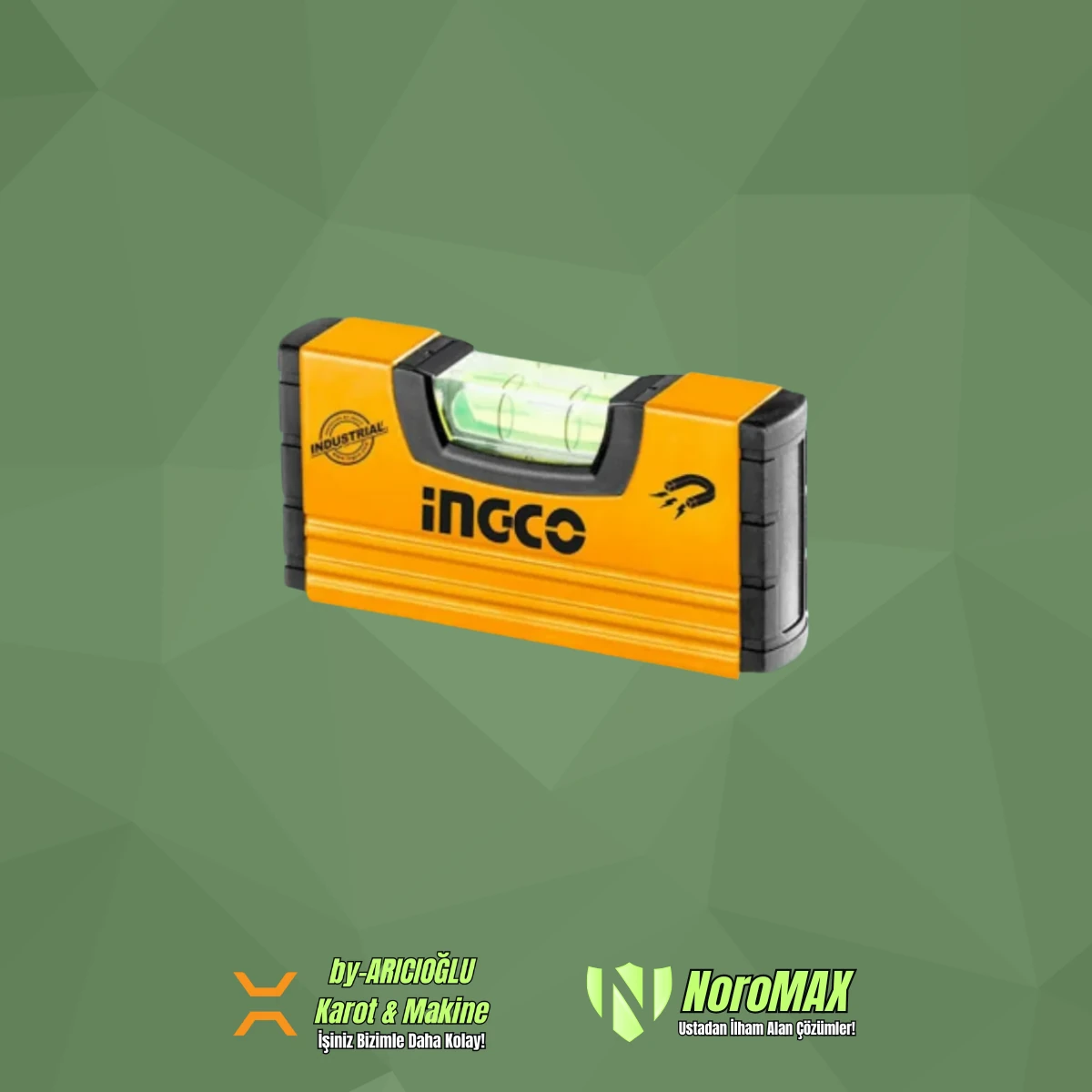 İngco Mıknatıslı Mini Su Terazisi 10 Cm