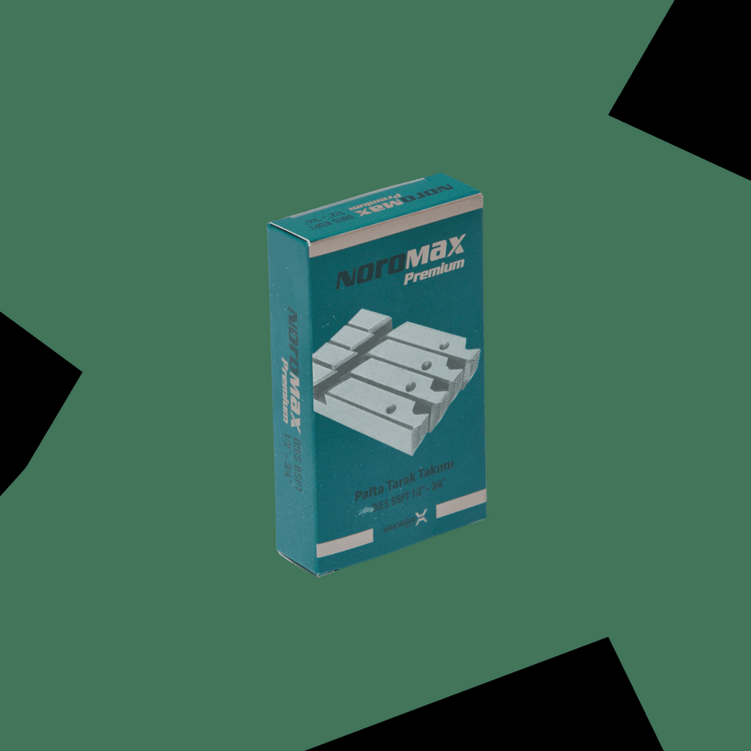 Noromax 1/2''-3/4'' Tezgah Pafta Yedek Tarak HSS Çelik