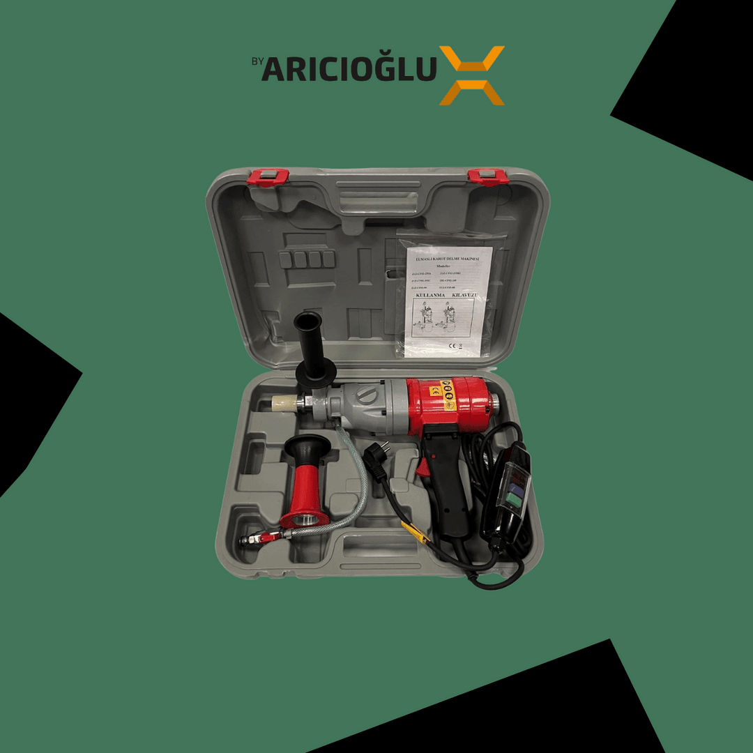 DKT 03-79 El Tipi Karot Makinası 1500 Watt 2 Vites