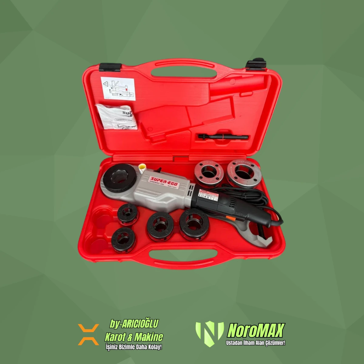 Superego Supertronic 2000 Elektrikli El Paftası 1/2''-2''