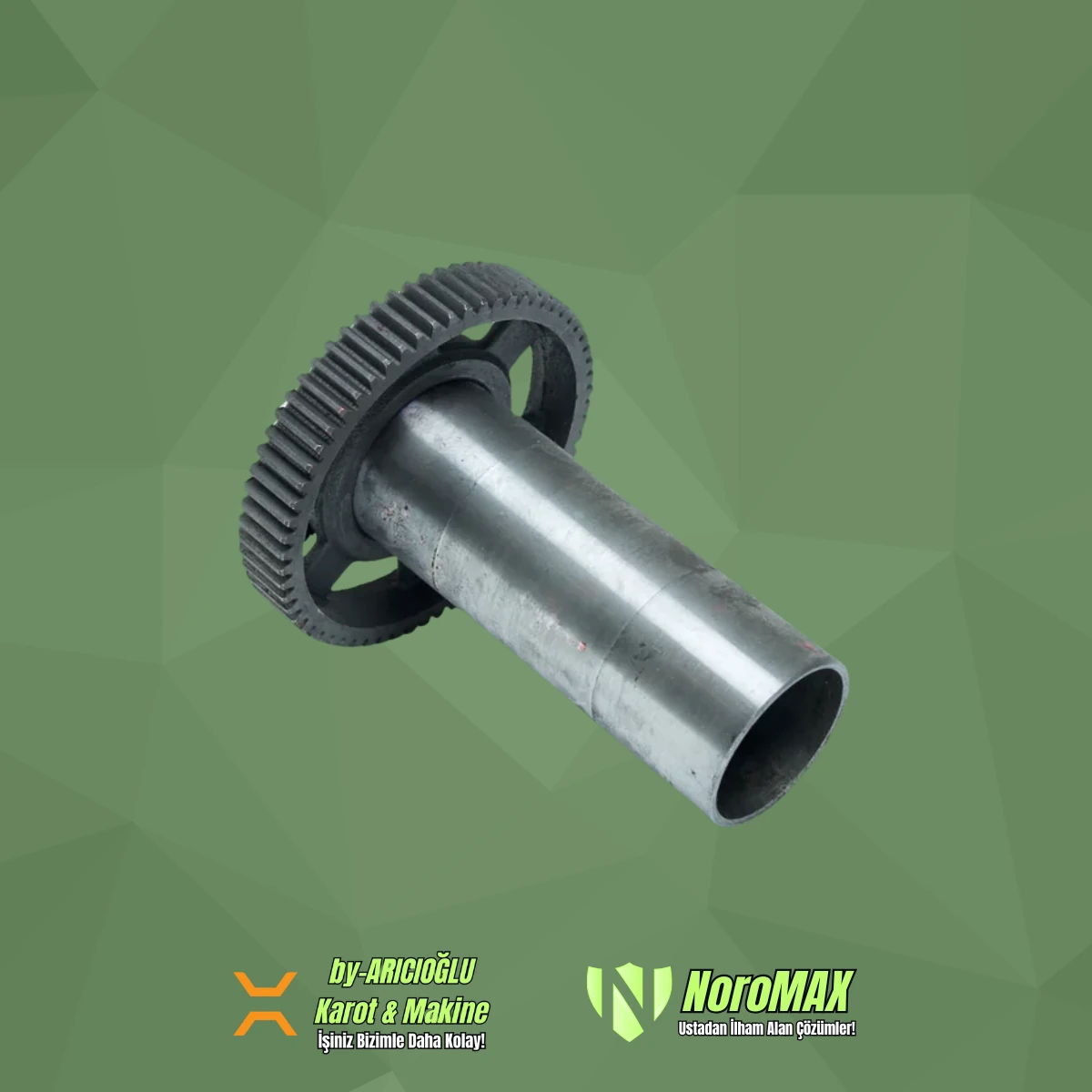 Noromax 4'' Tezgah Pafta Silindir Dişli