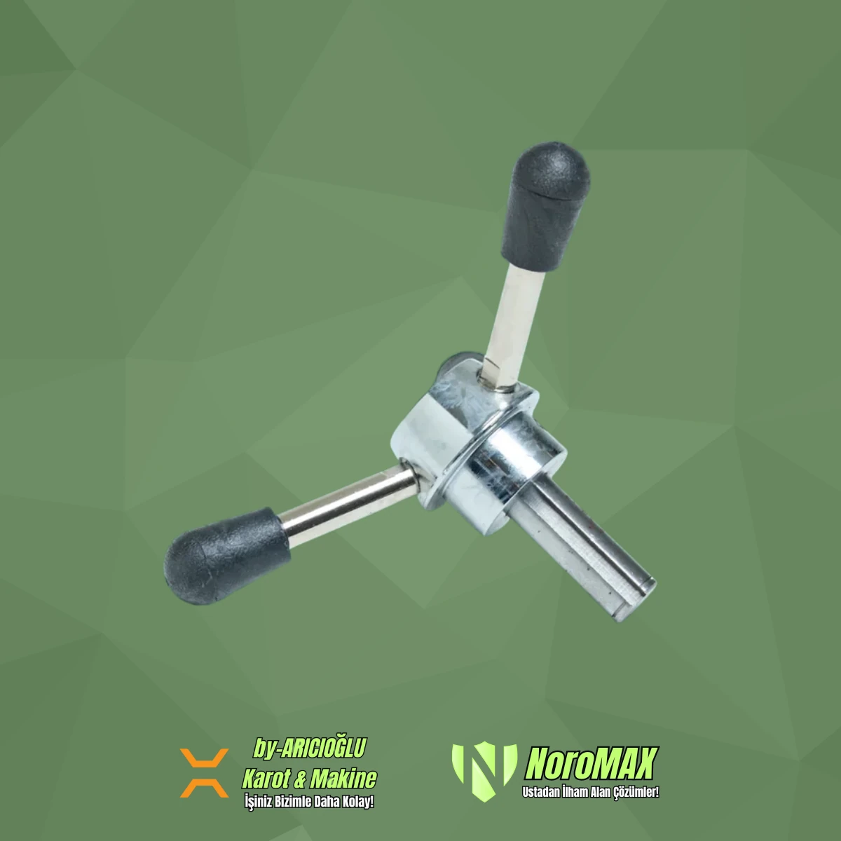 Noromax 19mm Tezgah Pafta Hareket Kolu 2''-3''-4''