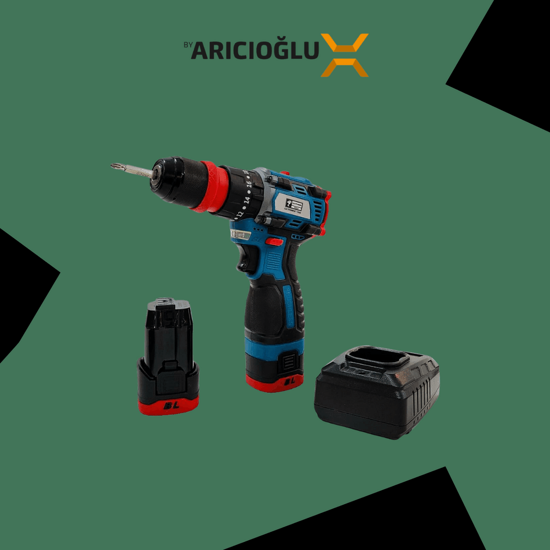 Catpower 1360 Akülü Vidalama Kömürsüz Çıkartılabilir Mandren 16V 2.0Ah