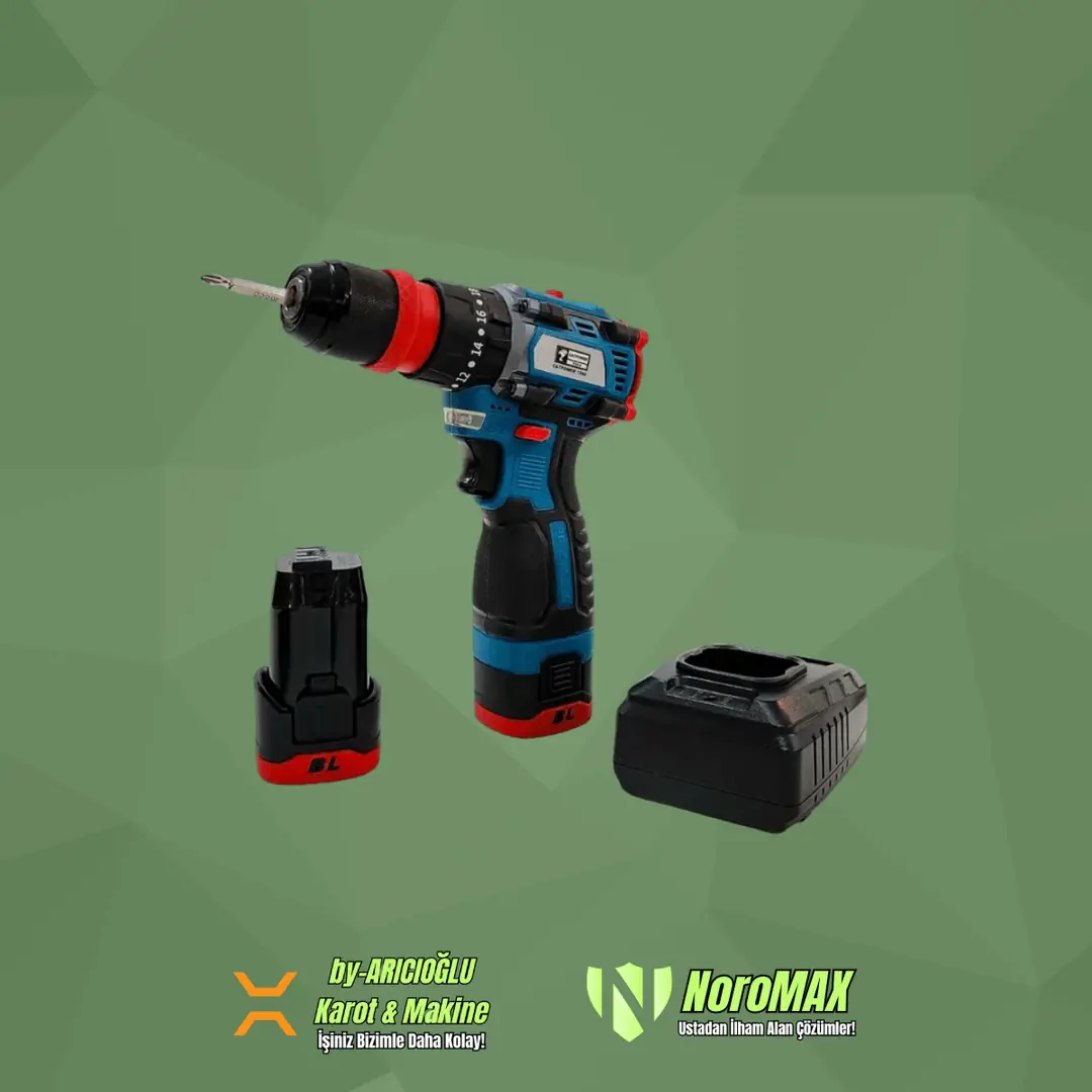 Catpower 1360 Akülü Vidalama Kömürsüz Çıkartılabilir Mandren 16V