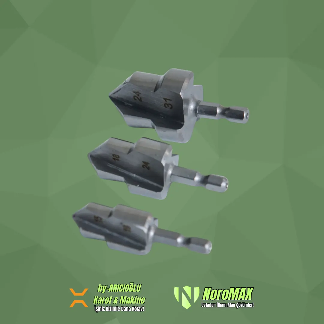 Noromax NR-BHA 20-25-32 Boru Havşa Açma Aparatı | by-Arıcıoğlu