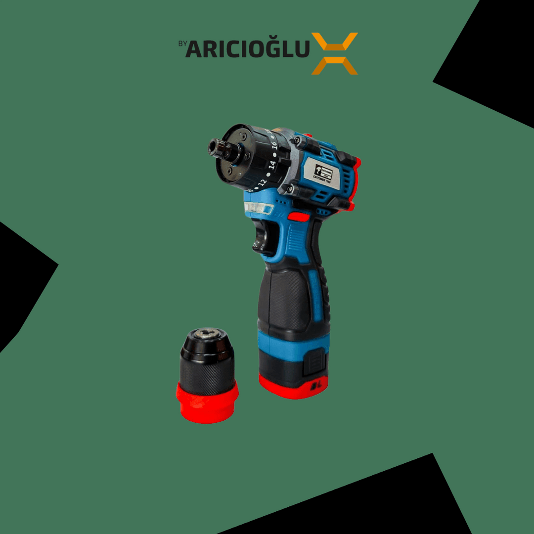 Catpower 1360 Akülü Vidalama Kömürsüz Çıkartılabilir Mandren 16V 2.0Ah