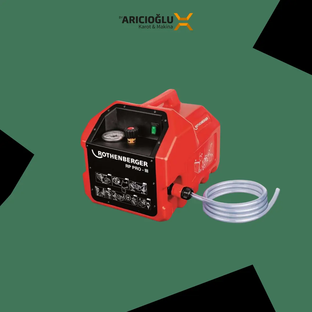 Rothenberger RP PRO III Elektrikli Test Pompası | by-Arıcıoğlu Makine