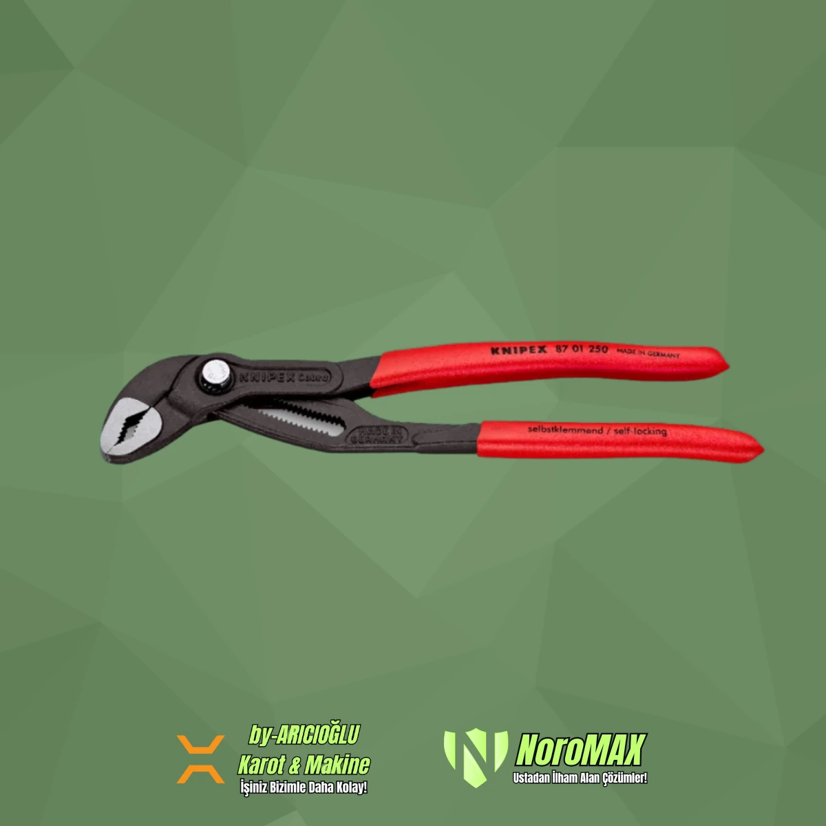 Knipex 87 01 300 Cobra 300mm Ayarlı Fort Pense
