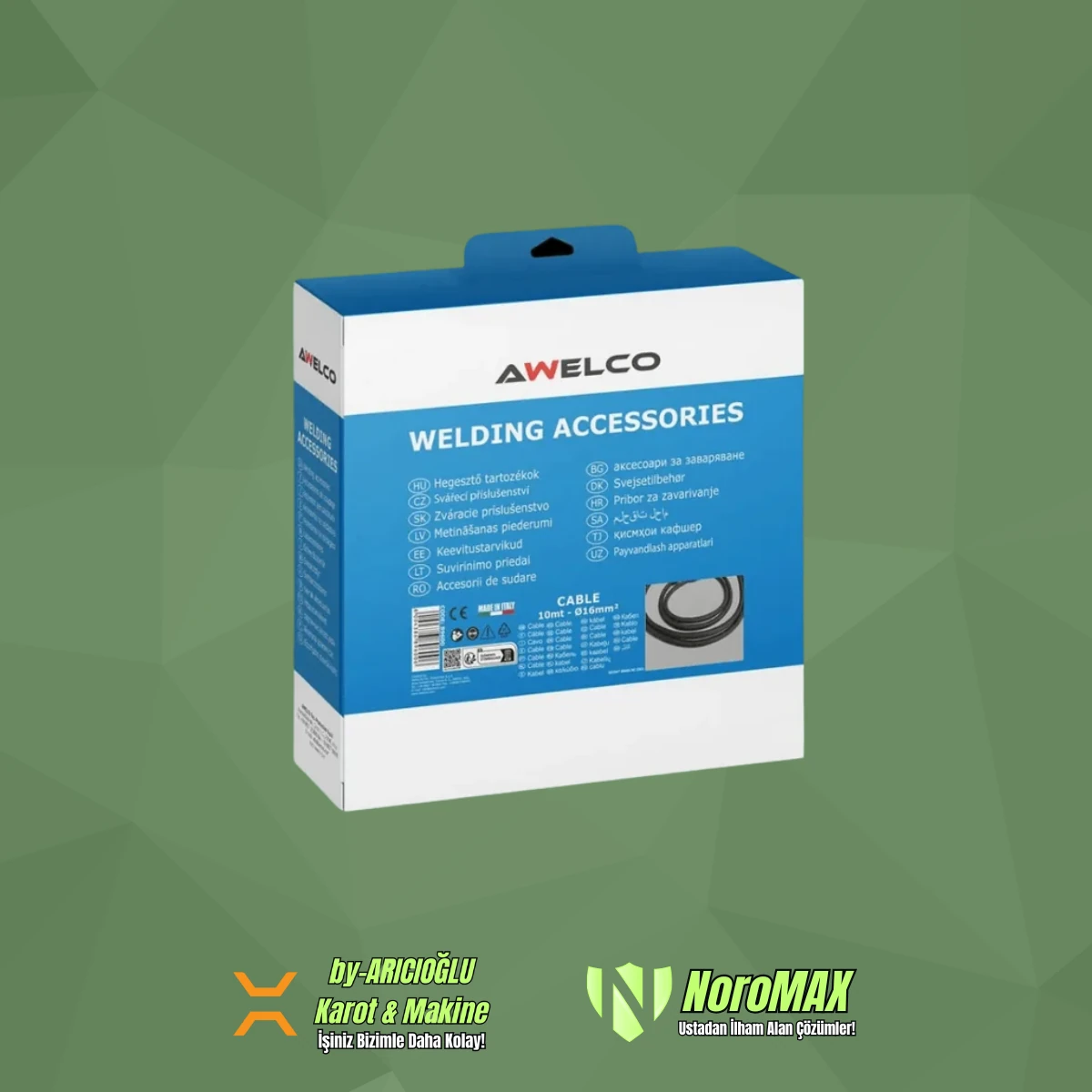 Awelco 89600 16 Mm Kaynak Kablosu 10 Metre