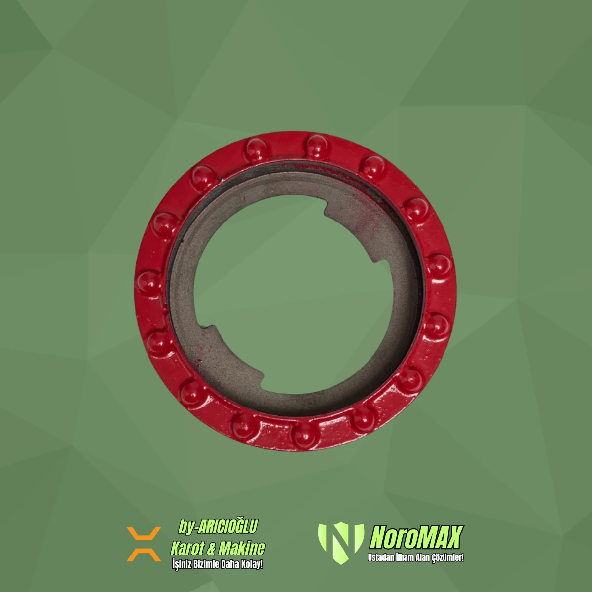 Noromax 2'' Pafta Ön Kavrama Mengene Boş Kapak ( Ön Ayna Kapak )