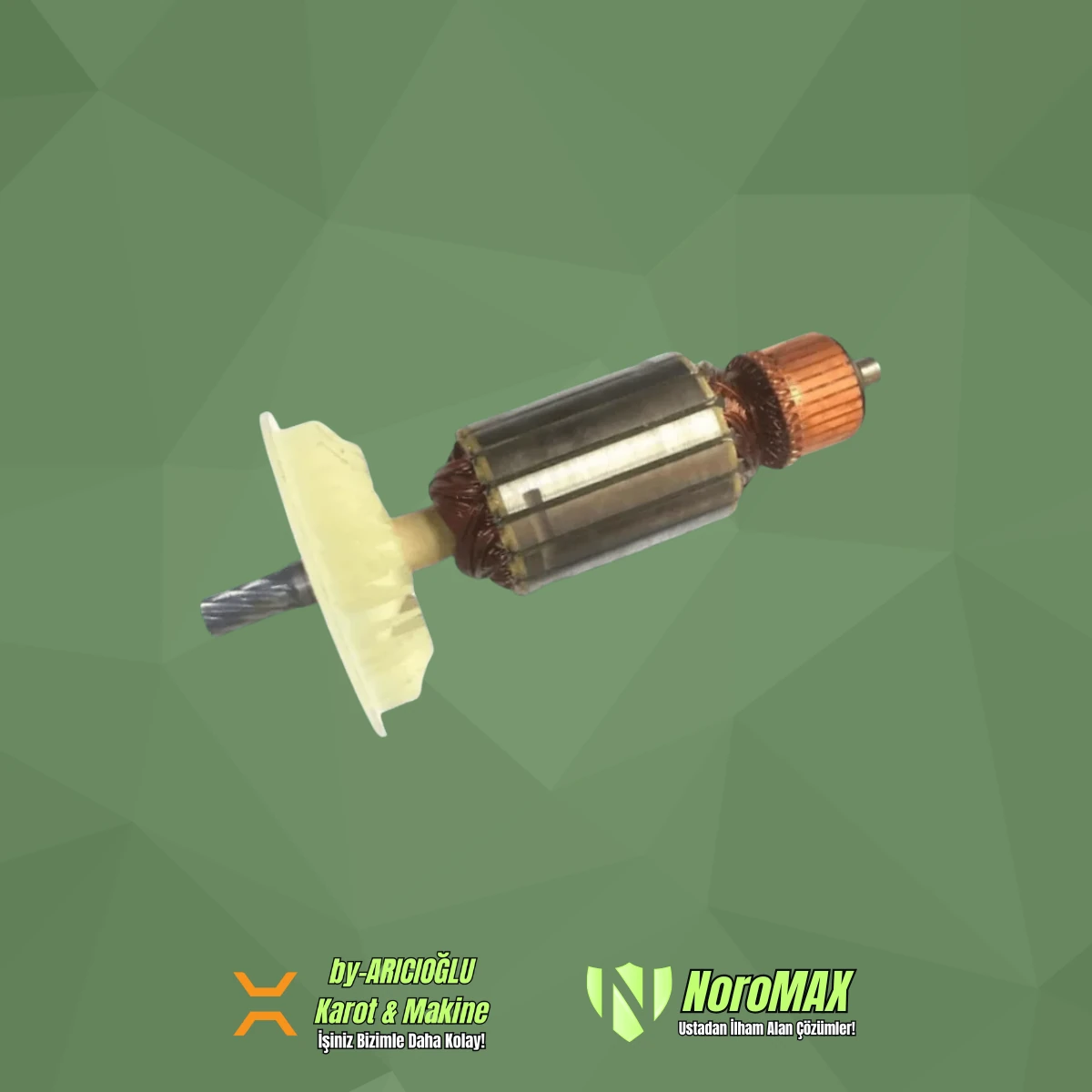 Catpower 9316-9317 Karot Makinası Rotor ( Kollektör )