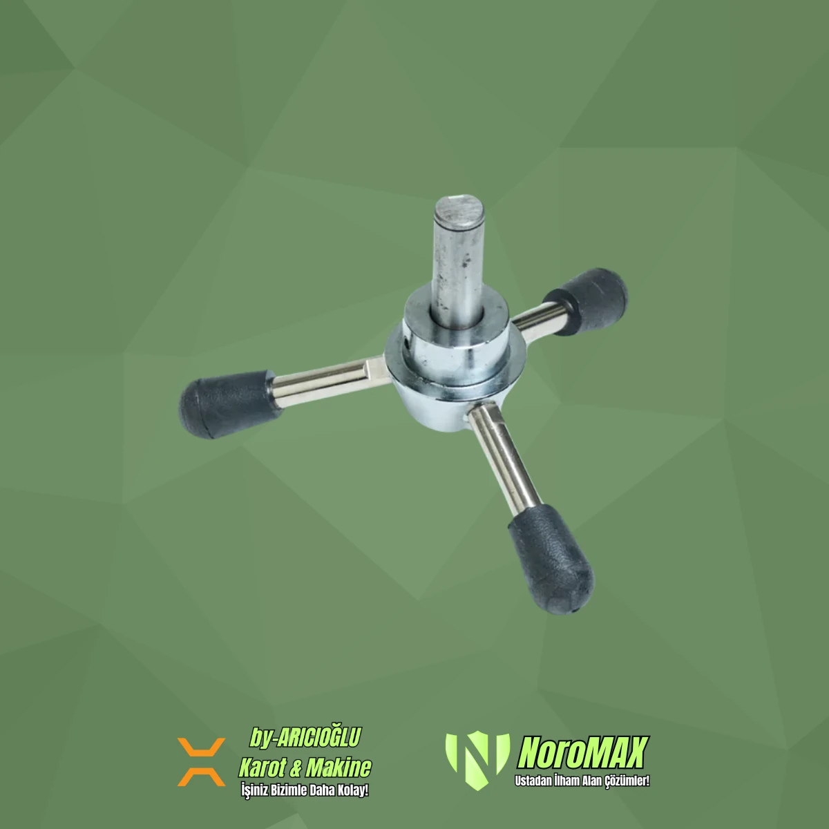 Noromax 19mm Tezgah Pafta Hareket Kolu 2''-3''-4''