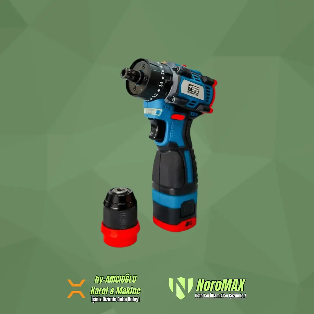プルマモア Catpower 1360 Akülü Vidalama Kömürsüz Çıkartılabilir Mandren 16V