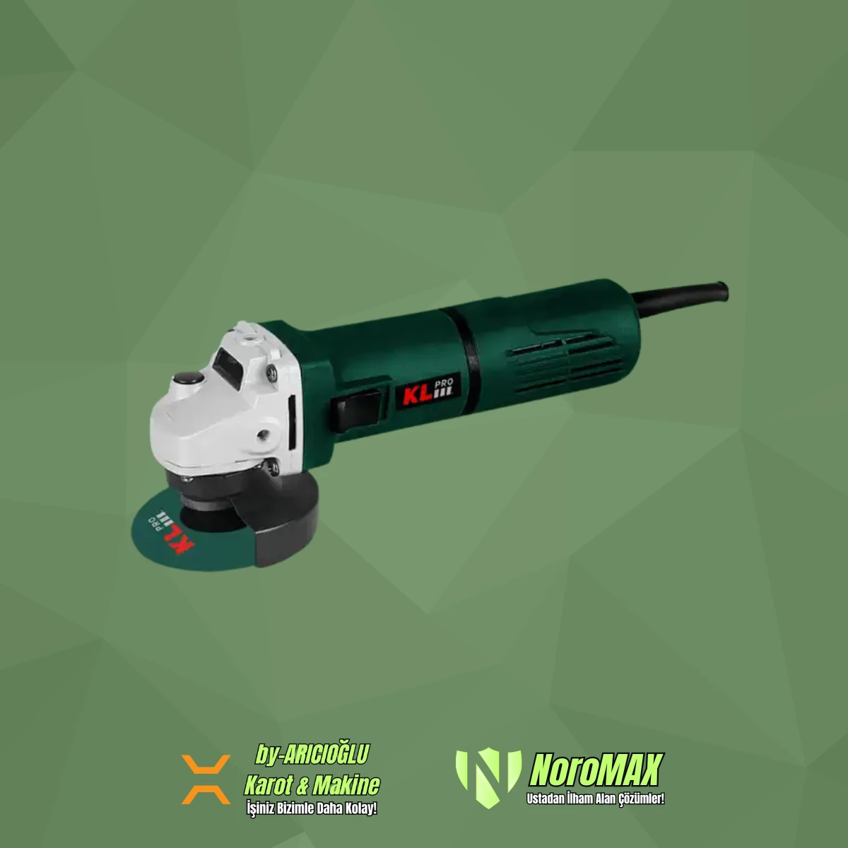 KL Pro KLAT11502 750w 115mm Profesyonel Avuç Taşlama Makinası