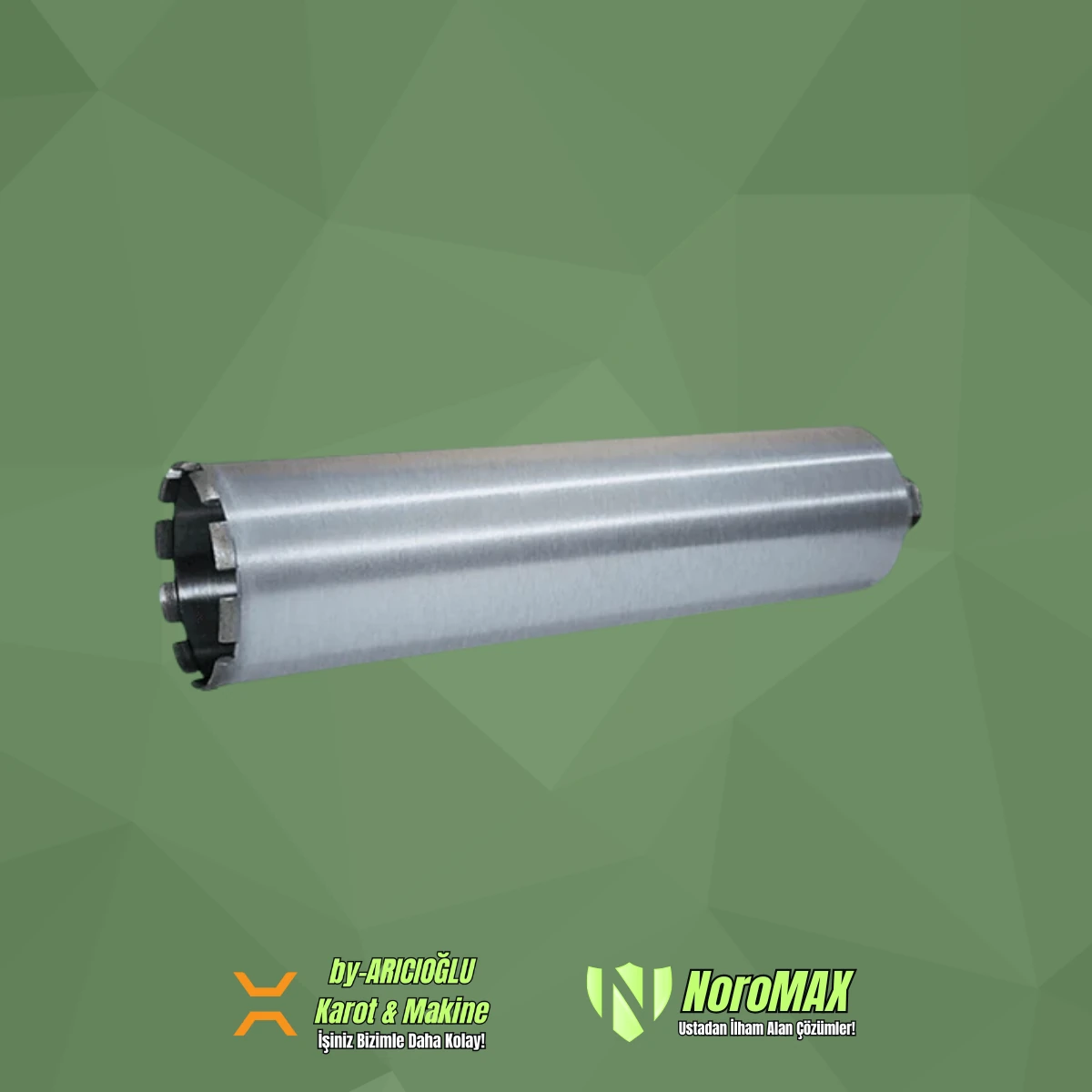 Noromax 220mm Karot Borusu Pro Seri