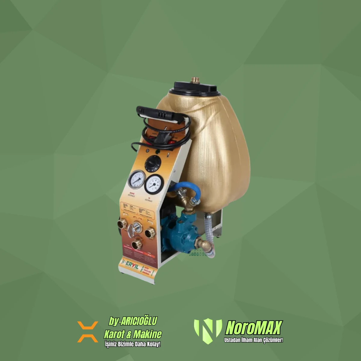 Eryıl Petek Temizleme Makinası 4 Bar Çift Yönlü Isıtıcılı - TTM-04