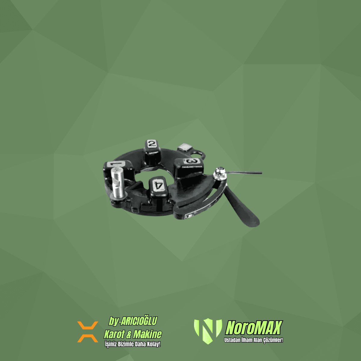 Noromax 2'' Manuel Pafta Kafası (YENİ TİP)