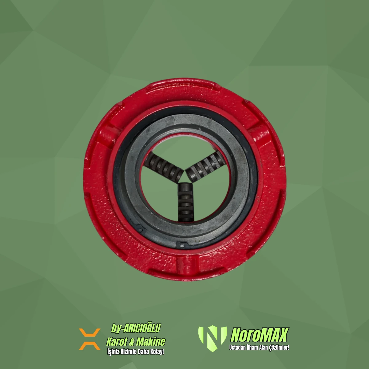 Noromax 2'' Tezgah Pafta Arka Kavrama Mengenesi