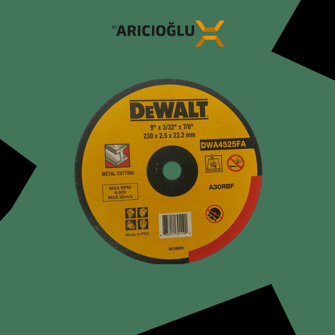 Dewalt 230*2.5*22.2 mm Düz Metal Kesici Taşı