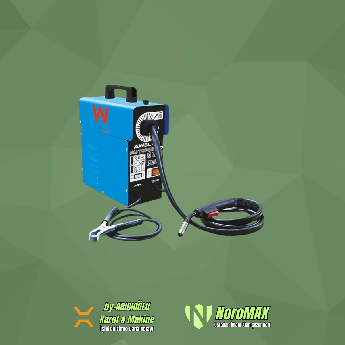 Awelco 58820 EasyMig130 Gazsız Çanta Tipi Gazaltı Kaynak Makinası