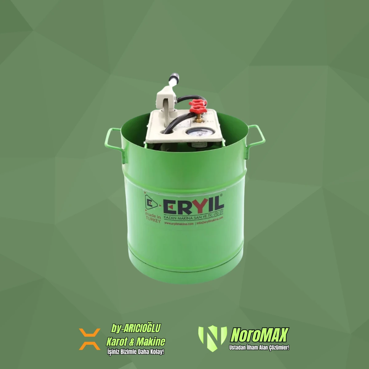 Eryıl Test Pompası Yuvarlak Tip 60 Bar