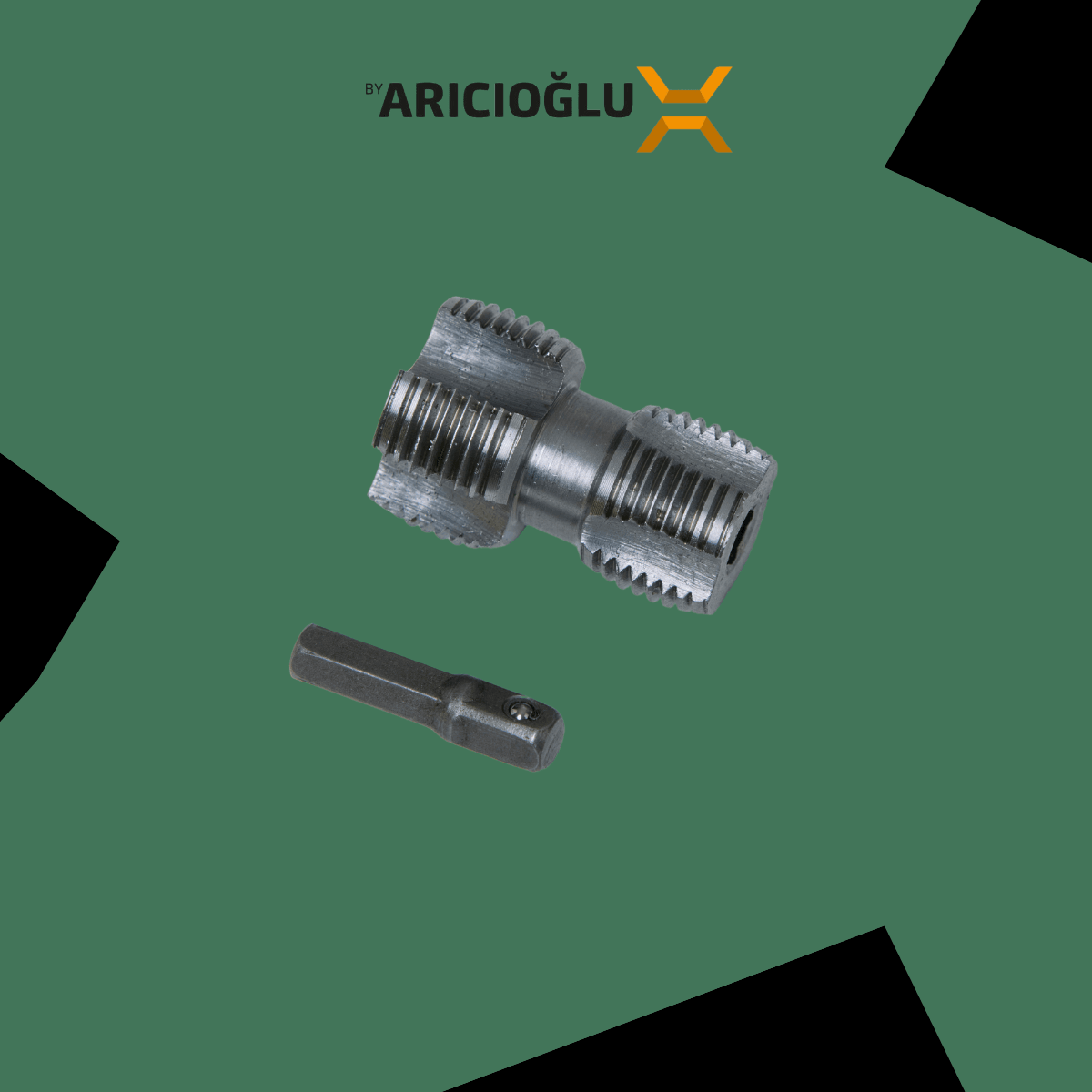 Noromax NR-BİDA 20mm-25mm Bits İç Dişli Açma Aparatı