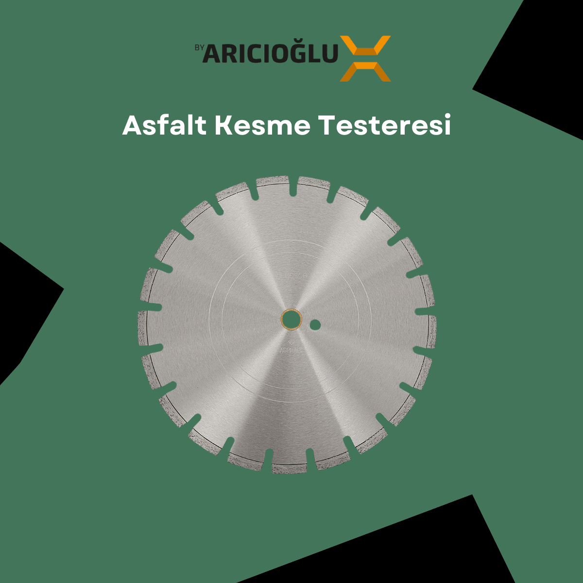 Seyrek Dişli Asfalt Kesme Testeresi - 350