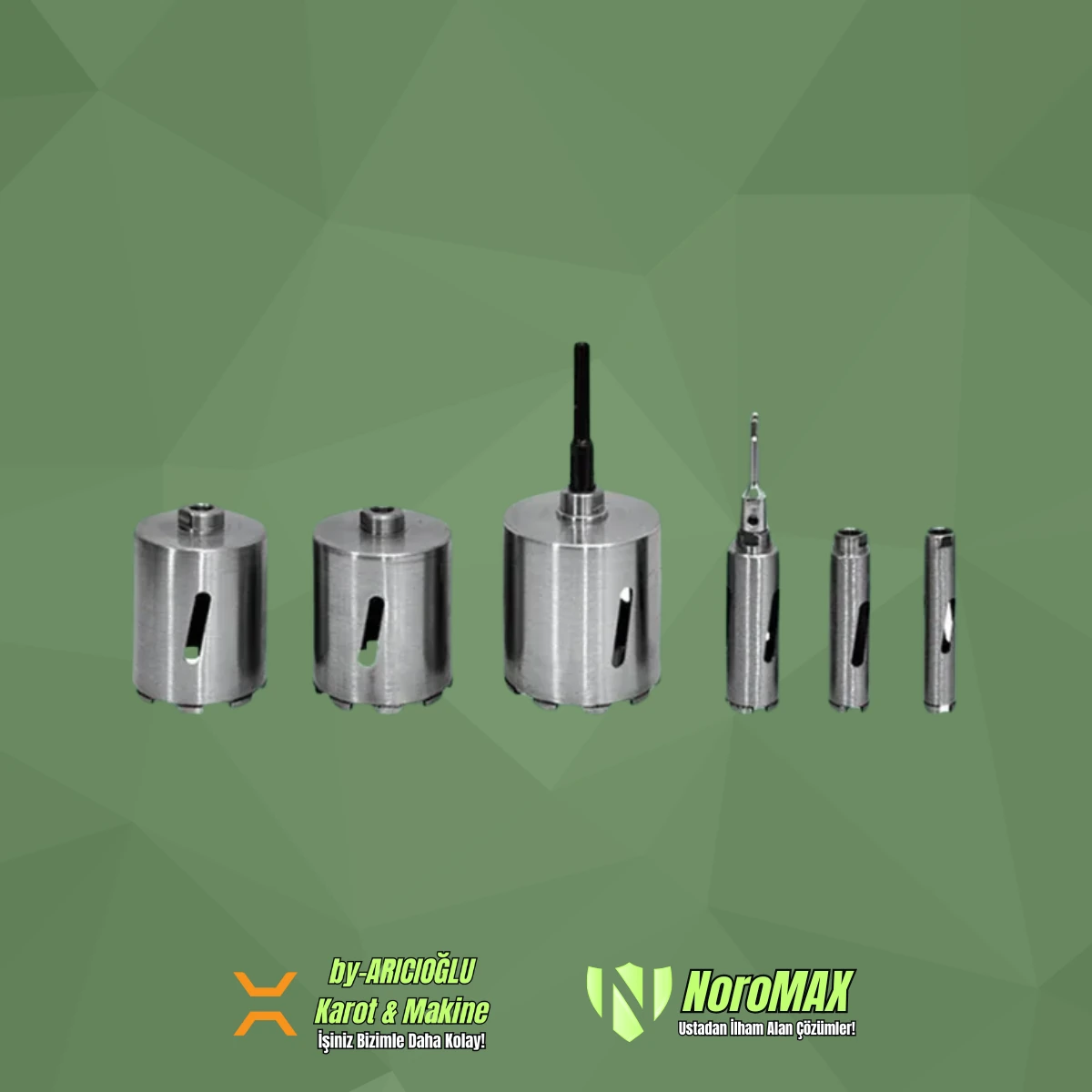 Noromax 100mm SDS Karot Panç