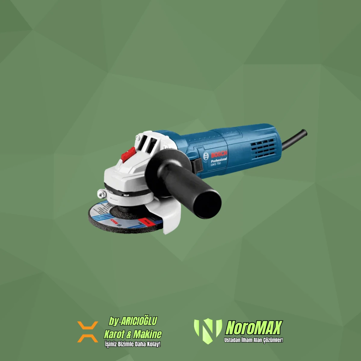 Bosch GWS 750 750 W Avuç Taşlama