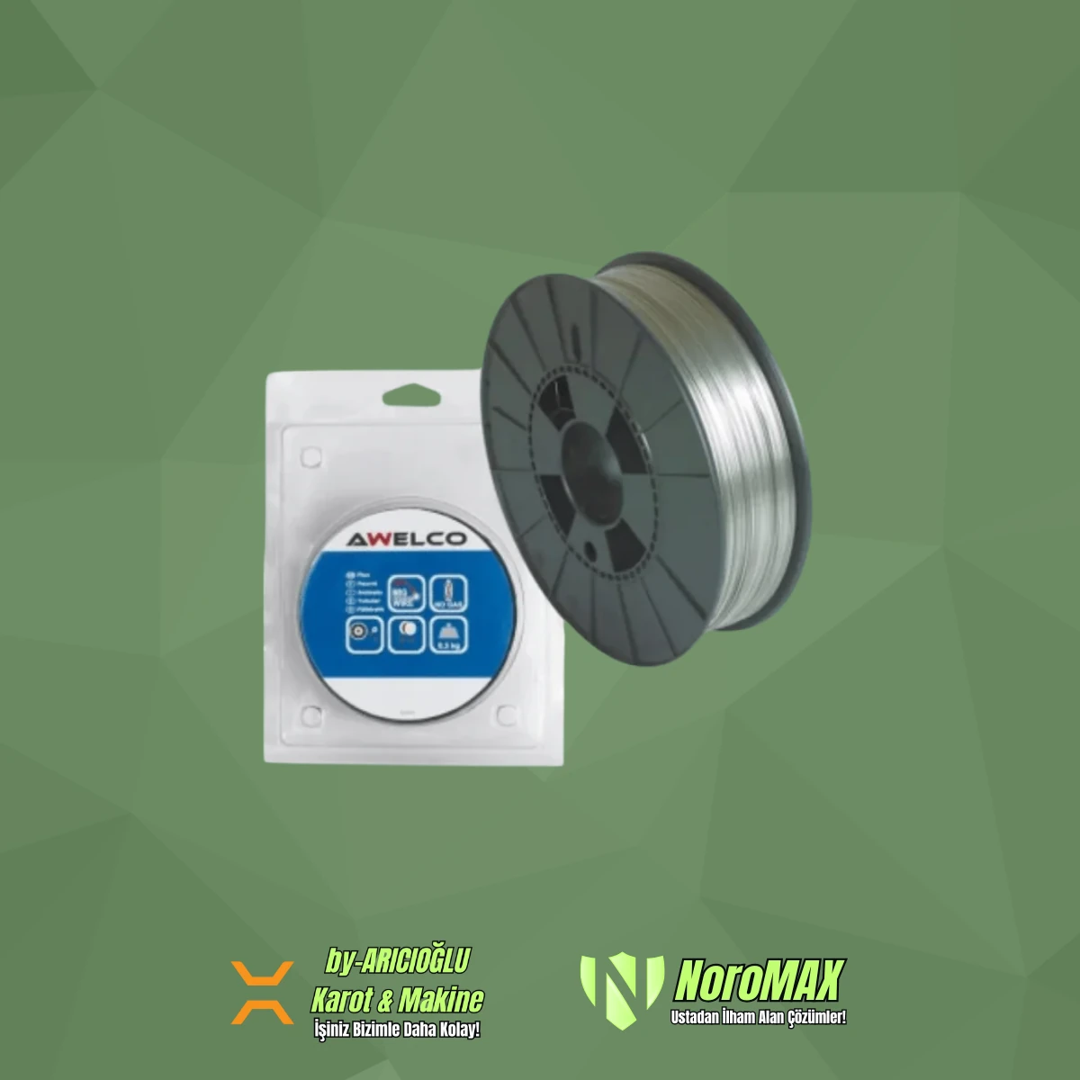 Awelco 92948 Wıre Gazsız Gazaltı Alüminyum Tel 0.8mm