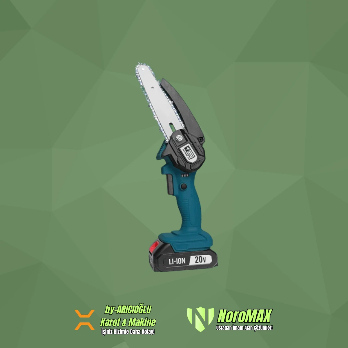 Catpower 1330 Çift Akülü Dal Budama Makinesi 15 cm