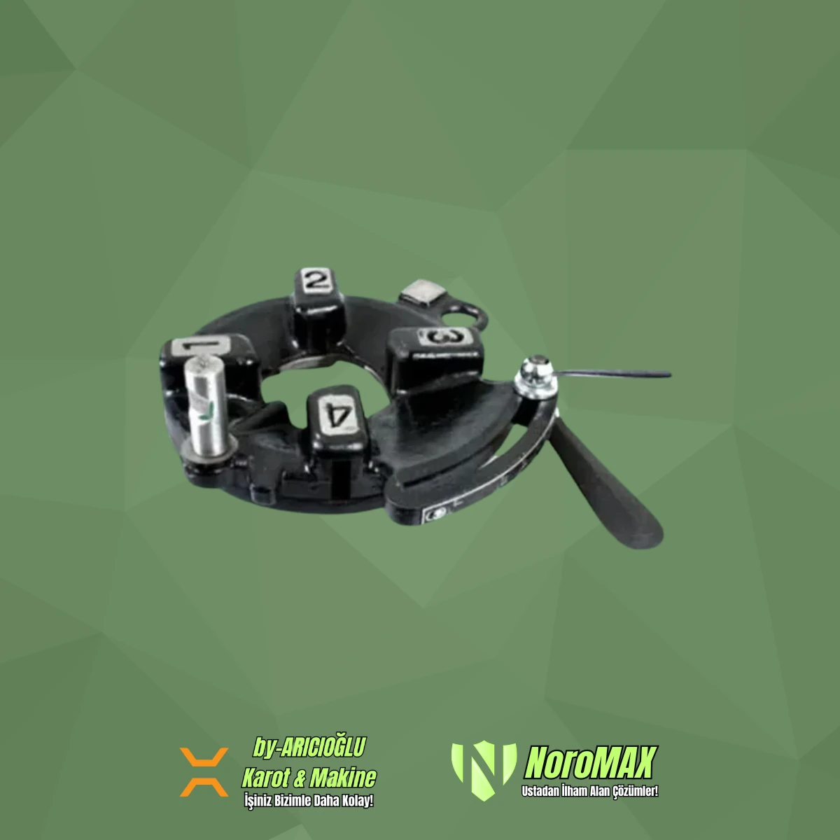 Noromax 2'' Manuel Pafta Kafası KNC - Unimax - Chattel (YENİ TİP)