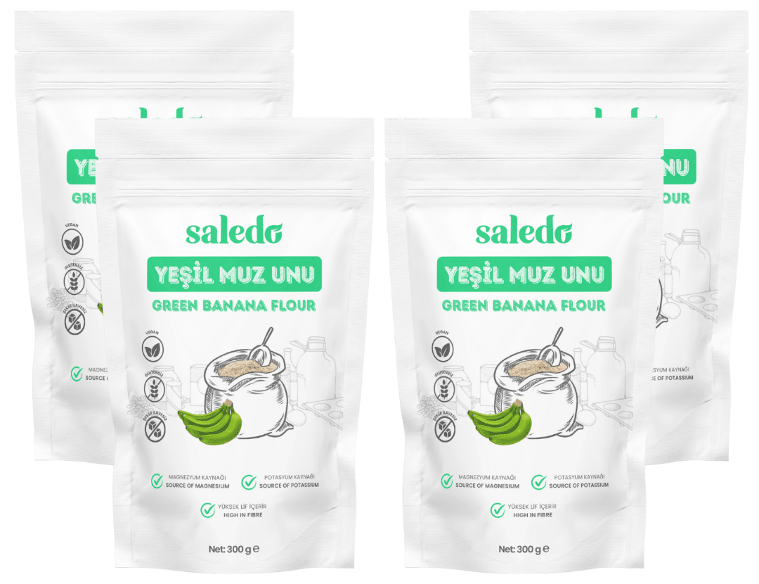 Yeşil Muz Unu 300gr x 4