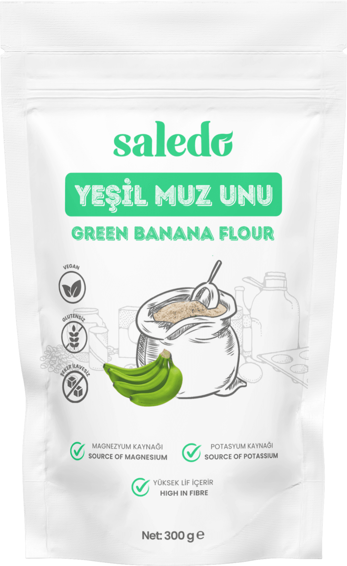 Green Banana Flour 300gr