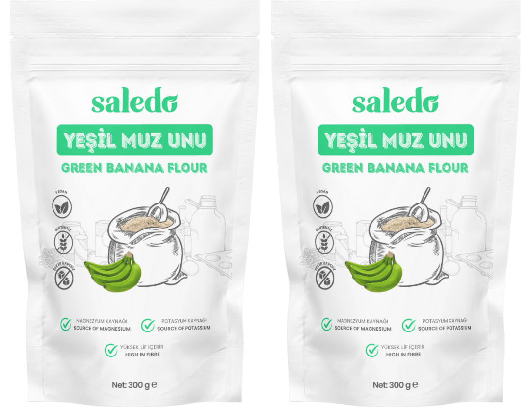 Yeşil Muz Unu 300gr x 2