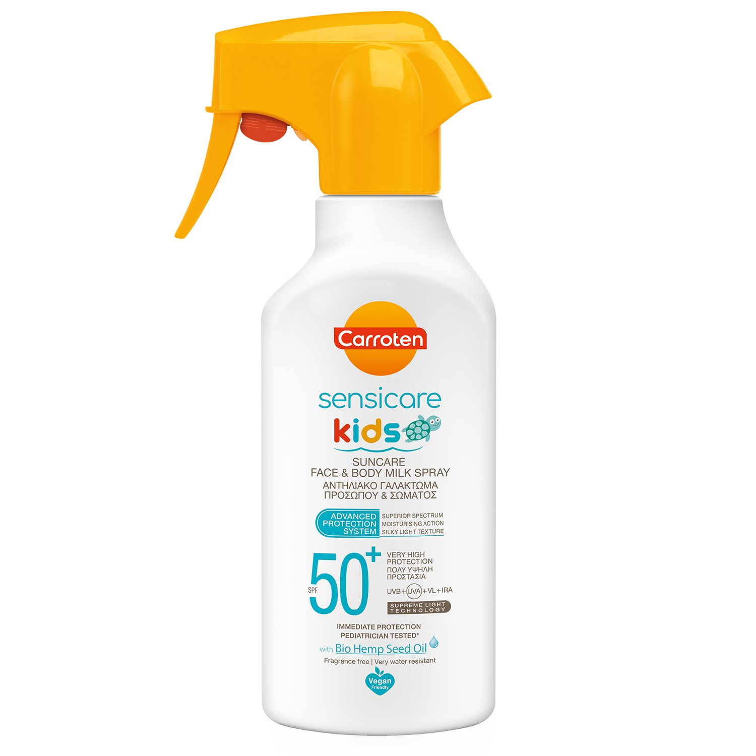 Sensicare Kids Spf50+ Çok Yüksek Koruyucu Çocuk Için Yüz&vücut Güneş Sütü Spreyi 300ml image