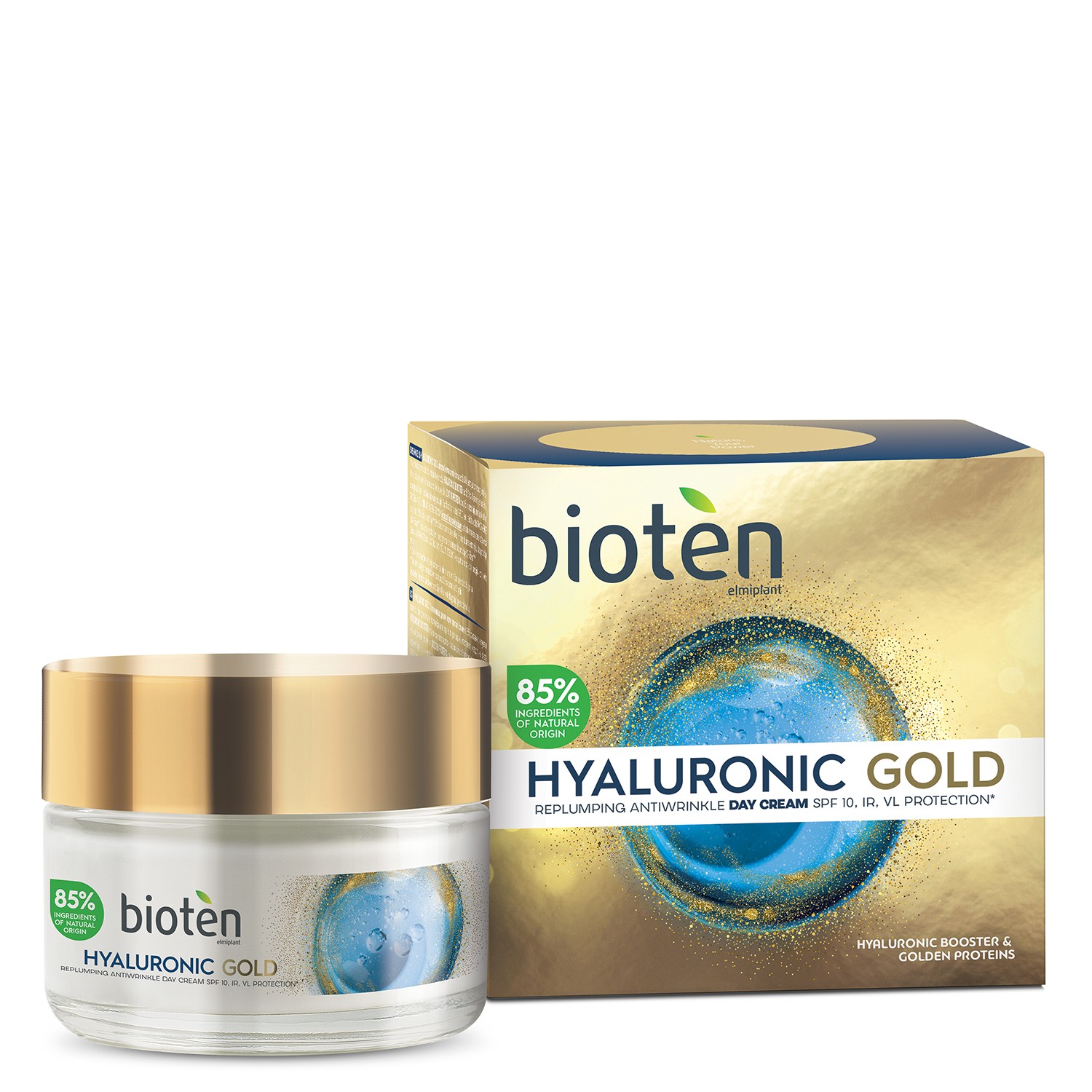 Bioten Hyaluronic Gold Kırışıklık Karşıtı Gündüz Kremi SPF10 50 ml