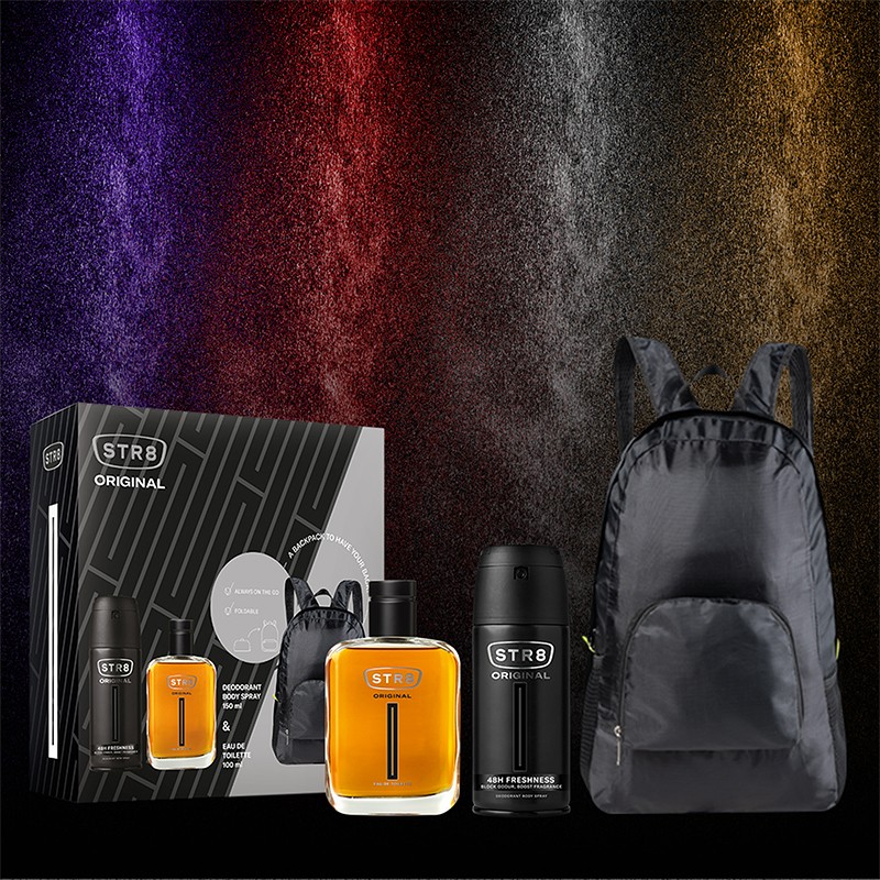 STR8 Original EDT Parfüm 100ml + Deodorant 150ml + Sırt Çantası