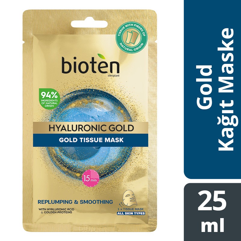 Bioten Hyaluronic Gold Kağıt Maske 25ml