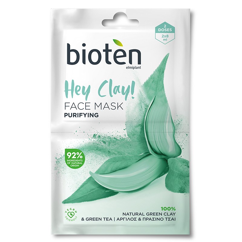Bioten Green Clay – Purifying Face Mask 2x8ml