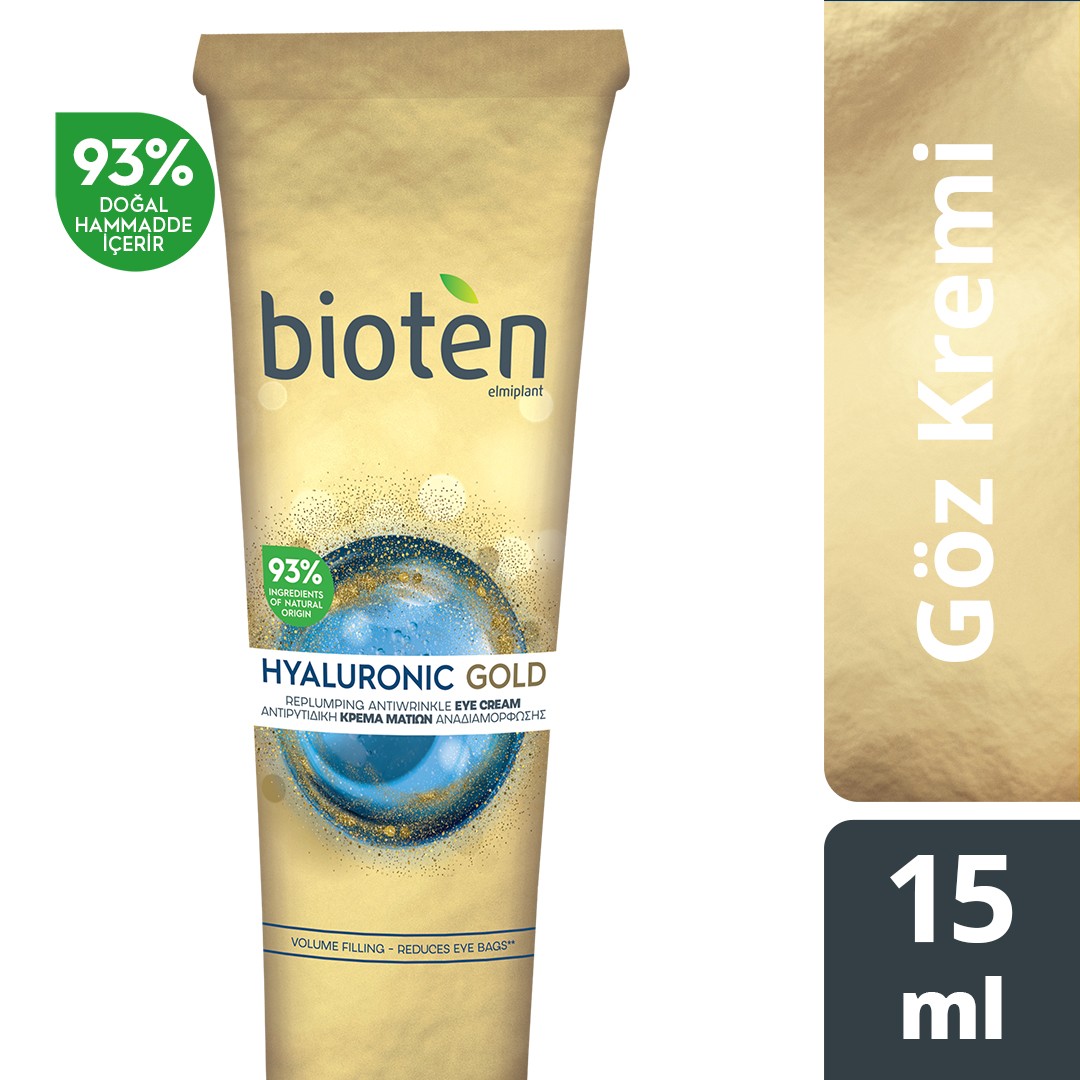 Bioten Hyaluronic Gold Kırışıklık Karşıtı Göz Kremi 15ml