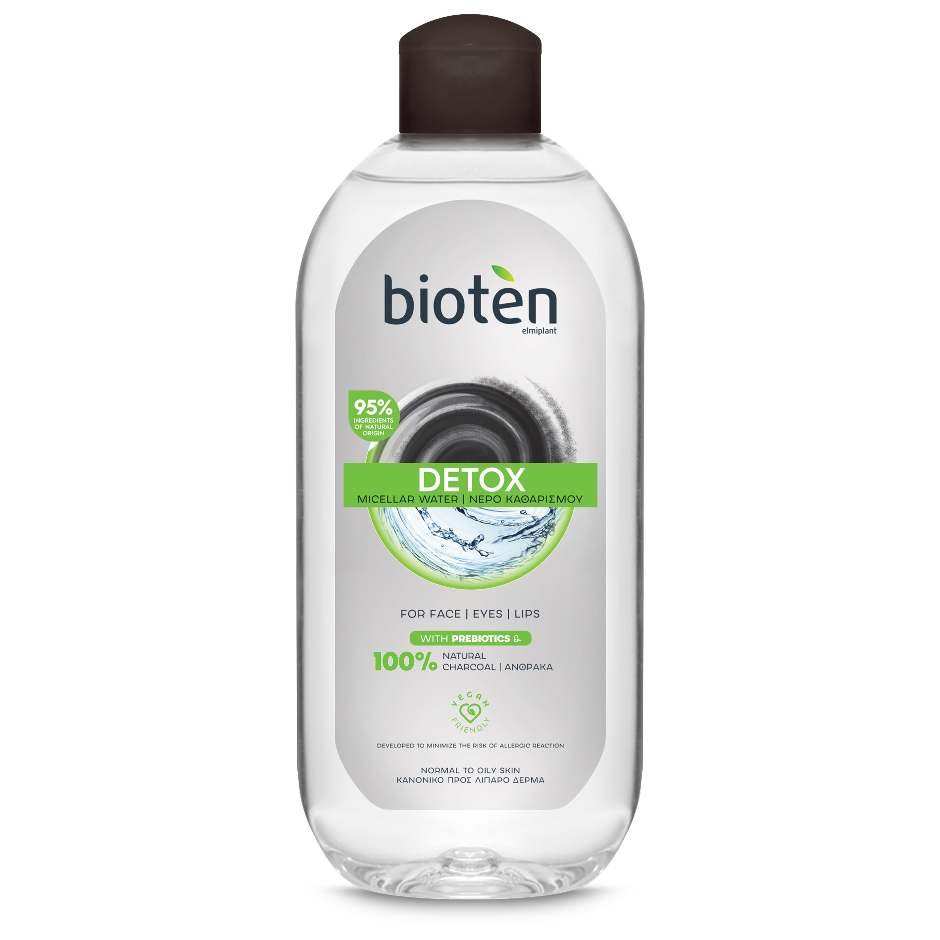 Bioten Detox Makyaj Temizleme Micellar Suyu Yüz, Göz Ve Dudaklar Için Normal/yağlı Ciltler 400 ml