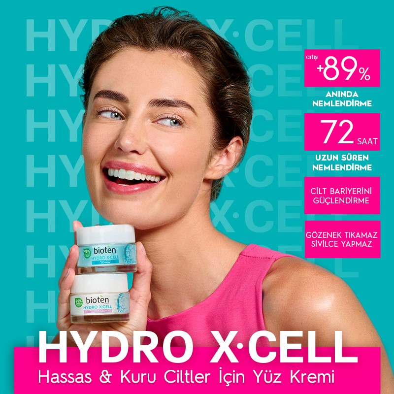 Bioten Hydro X-Cell Nemlendirici Yüz Kremi Kuru/Hassas 50ml